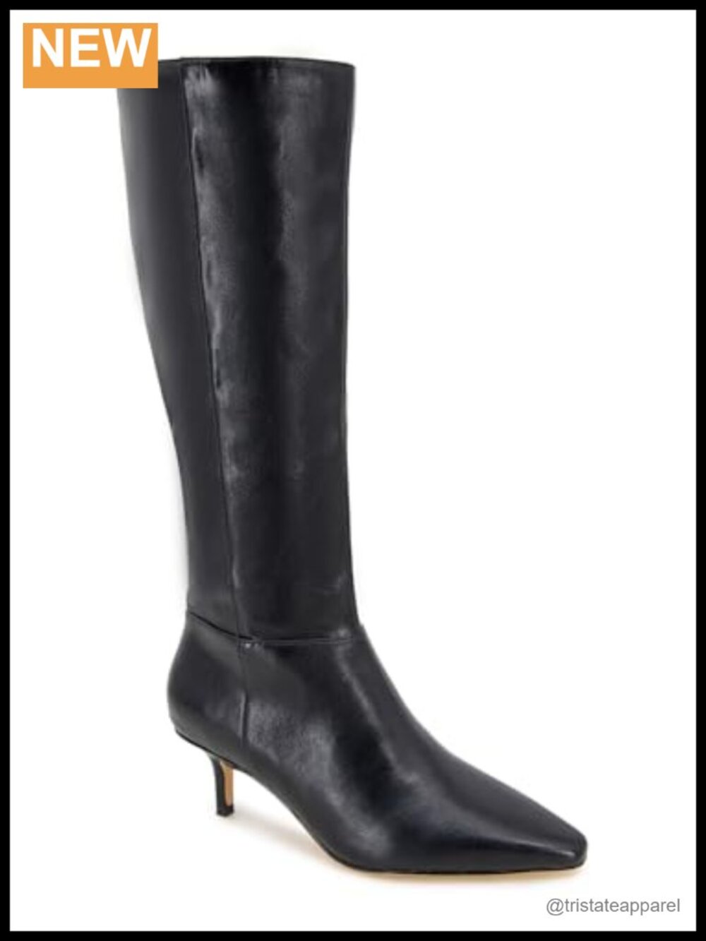XOXO Maia Women's Mid-Calf Kitten Heel Boots w/ Zipper